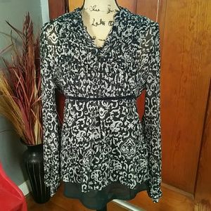 Apt. 9 Tops - Apt. 9 Long Sleeve Sheer Blouse Apt. 9 Tops - Apt. 9 Long Sleeve Sheer Blouse